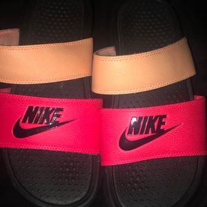 Nike slip on sandals